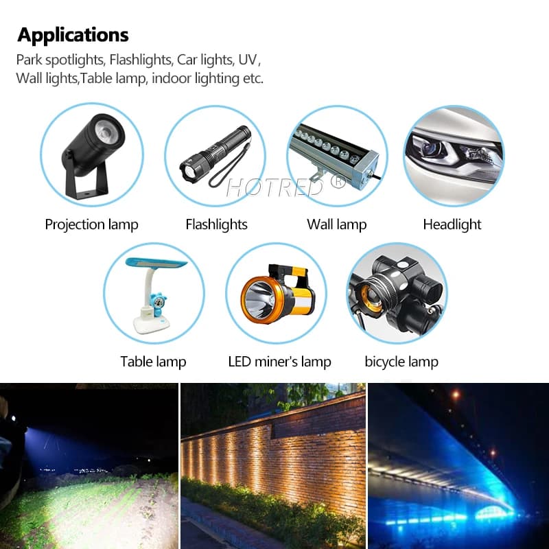 High Power LED 5w10W 5050 XLM T6 XMLL2   5050-L2 Chip diodes 3V 3.7V Flashlights Parts DIY For Bicycle Car accessories Headlamp - 6