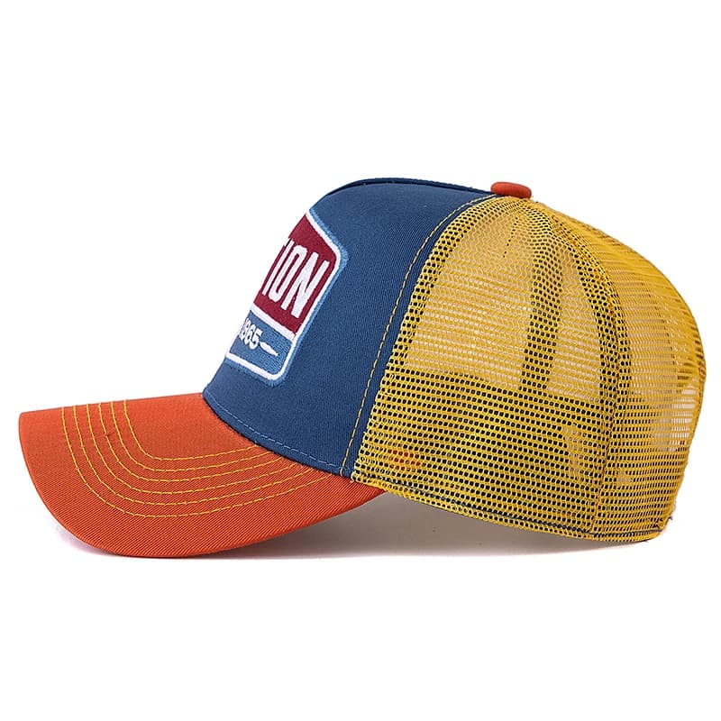 Unisex Baseball Cap Classic STATION Letter Pattern Mesh Cap Men And Women Breathable Streetwear Summer Trucker Hat - 5