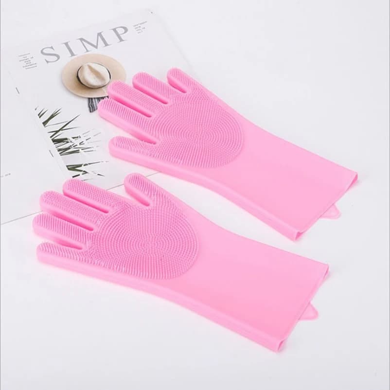 Pet Dog bath accessories Scrub brush Teddy silicone bath gloves anti-scratch and anti-bite bath products - 5