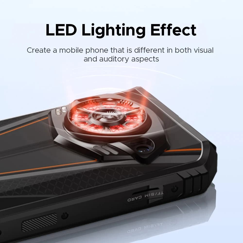 هاتف DOOGEE Spunk Pro متين، إصدار عالمي، شاشة 6.6 بوصة، 90 هرتز، ذاكرة 20 جيجابايت، تخزين 512 جيجابايت، بطارية 10800 مللي أمبير، كاميرا 50 ميجابكسل، أندرويد 14، NFC - 3