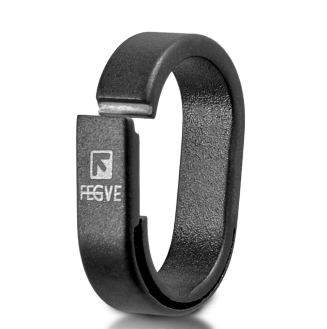 حلقة مفاتيح سريعة الفك من سبائك التيتانيوم بطلاء PVD أسود لمفاتيح السيارات وإكسسوارات الاستخدام اليومي حلقة توصيل معدنية مدمجة ومتينة - 6