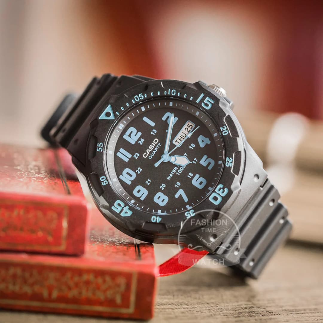 Casio men watch Diving watch top brand luxury set quartz 100m Waterproof watch men Sport military Watch Luminous clock relogio - 2