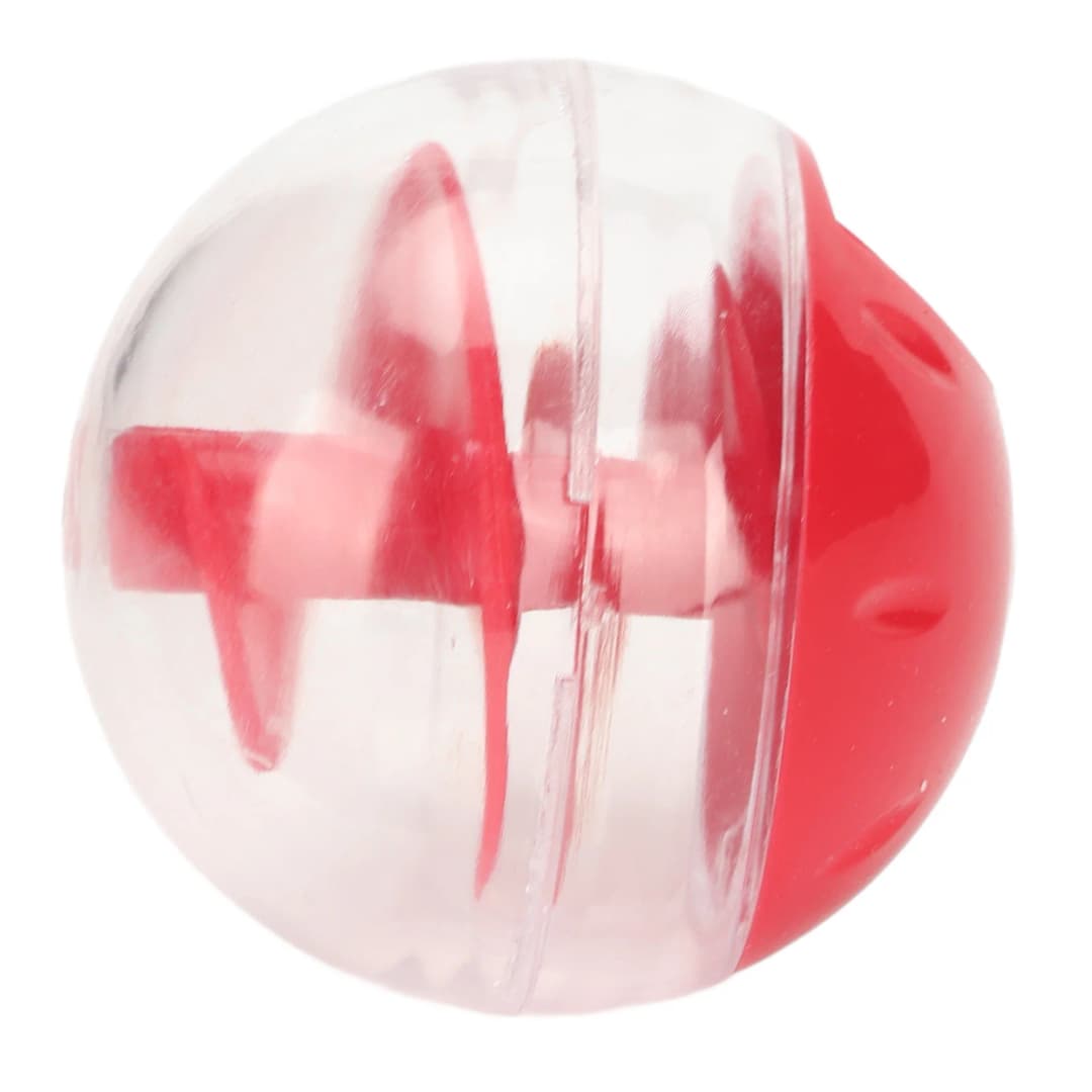 كرة توزيع مكافآت القطط مقاومة للعض لعبة تفاعلية مغذية بطيئة للحيوانات الأليفة كرة ألغاز لتوزيع طعام القطط الصغيرة - 4