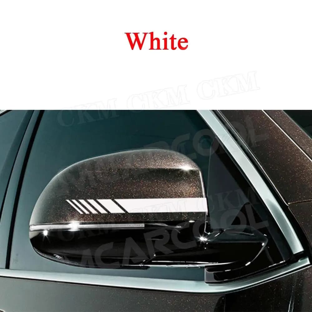 1 Pair Car Sticker Car Rearview Mirror Side Decal Stripe Vehicle Body Trim Sticker Exterior Decoration Body Car Accessories - 3