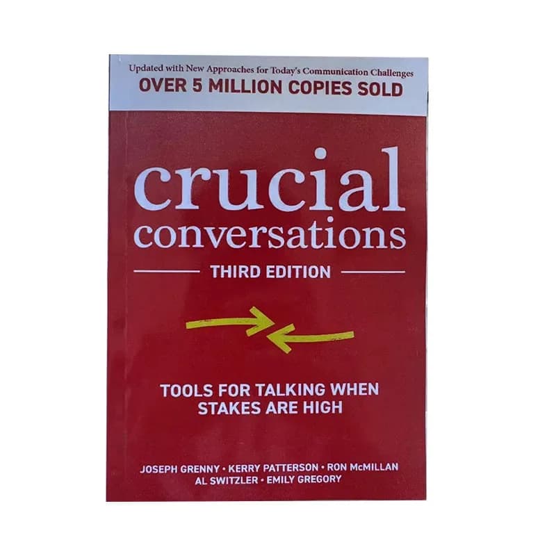 New Crucial Conversations Tools for Talking When Stakes Are High Third Edition Communication Challenges Book Paperback - 5