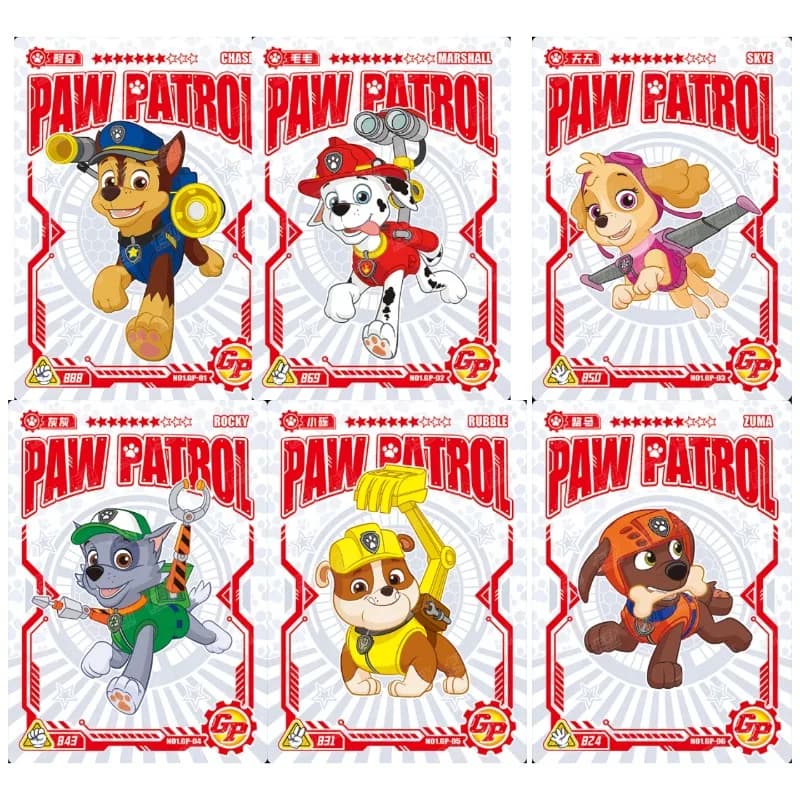 بطاقات PAW Patrol Rescue، حزمة خاصة، Wave 1، Chase Marshall Skye Rubble Zuma، بطاقات قابلة للجمع لهواة ومحبي PAW - 5