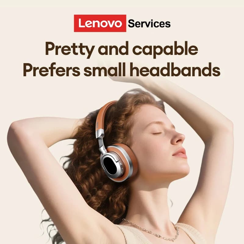 Original Lenovo LE602 Wireless Gaming Headset Bluetooth 6.0 Noise Cancellation Headphones Low Latency HiFi Sound Music Earbuds - 2
