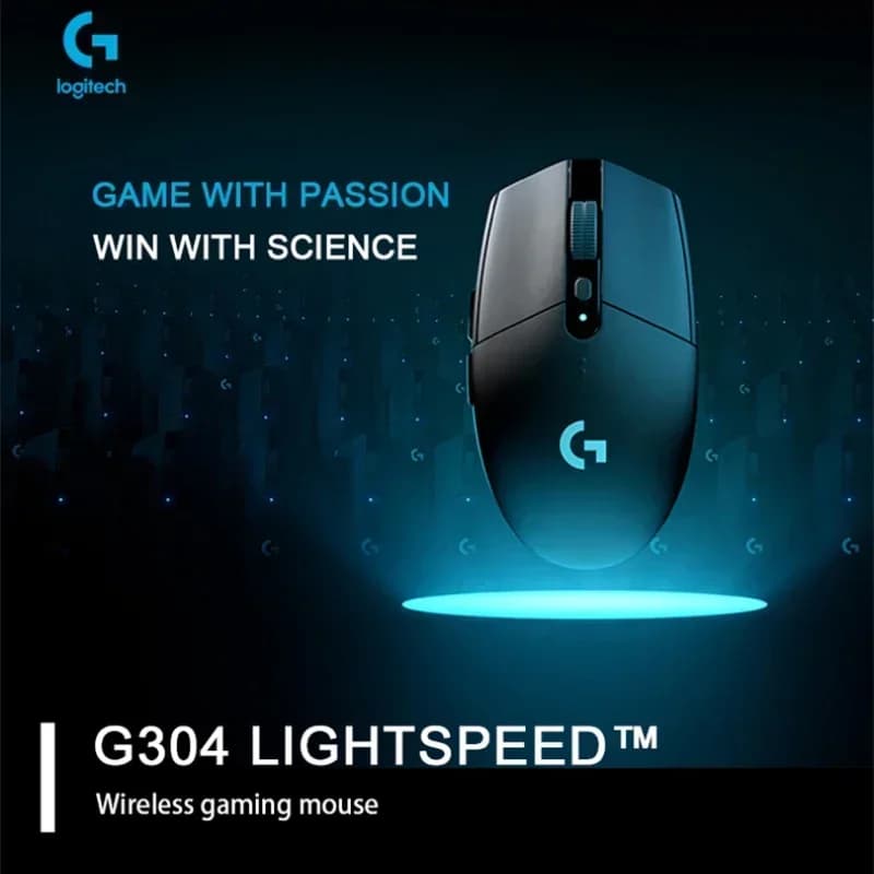 Logitech G304 Ligthspeed Wireless Gaming Mouse, Hero 12K Sensor, 12000DPI, 6 Programmable Buttons, Compatible No Driver Version - 5