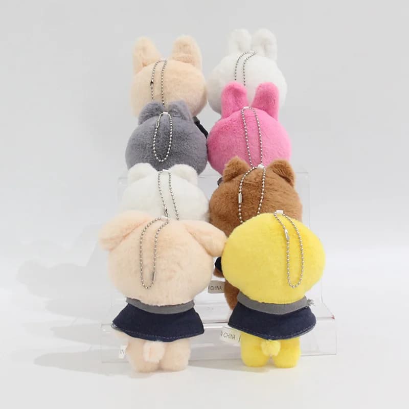 Skzoo 12cm Kpop Cartoon Stuffed Animal Plushies Stay Plush Doll Toys KawaiiJYP Adults KZ Fans Keychain Pendant Kid Gift - 3