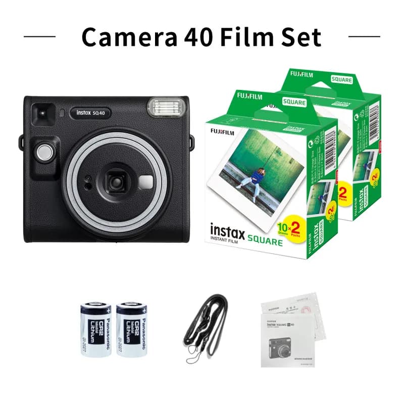 Original New Fujifilm Instax SQUARE SQ40 Camera Selectable Instax Square White Edge Film 20/40 Sheets Instax Square FilmsCamera