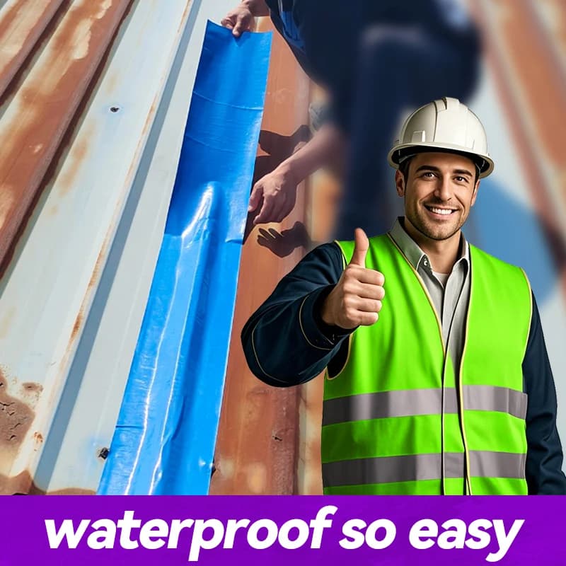Waterproof tape, waterproof coiled material and self-adhesive roof sealant have the functions of heat insulation/sound insulatio - 6