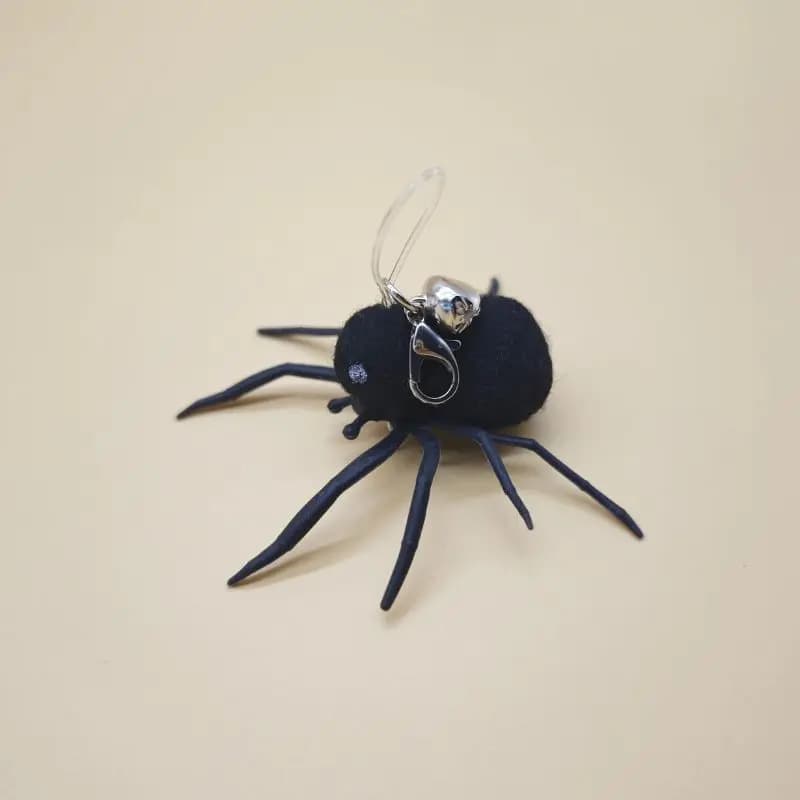 1pc/2pcs Artificial Spider Cat Toys Teasing Stick Replacement Head Toy Silicone Pet Toys Wand Accessories - 2