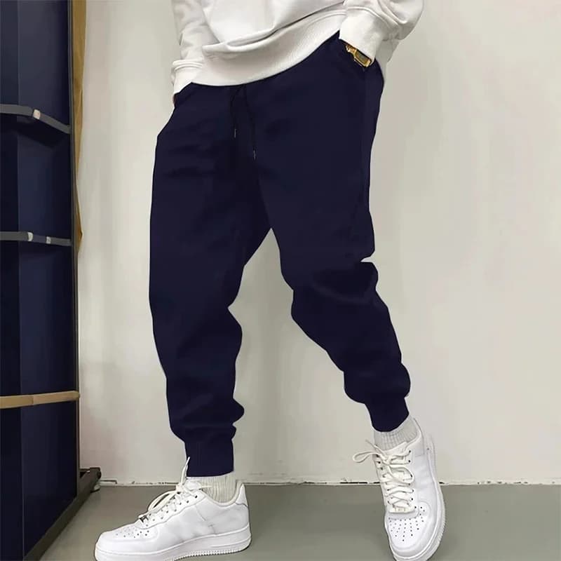 Autumn Winter Daily Casual Sporty Trousers Home Outdoor 2025 Hot Sale Men's Sweatpants High Quality Solid Color Jogger Pants - 3