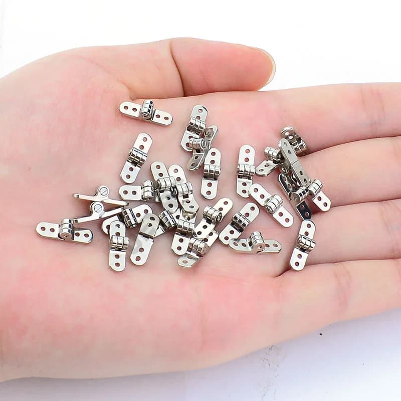 1/2 قطعة مفصلة باب معدنية ترقية المفصلة لسيارة RC Crawler 1/10 Traxxas Trx4 شاحنة RC 1/14 Tamiya SCANIA 770S إكسسوارات VOLVO - 6