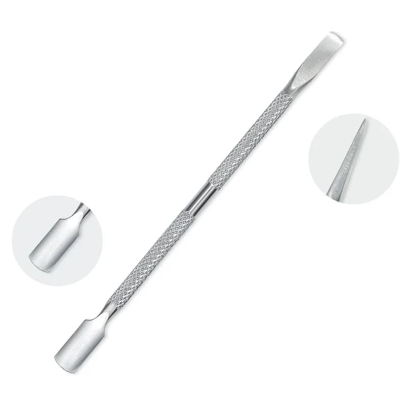 1Pcs Stainless Steel Double Head Cuticle Pusher for Manicure Tools for Nails Art Non-Slip Nail Cuticle Remover Accessories - 4