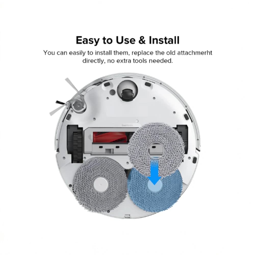 ممسحة أصلية Roborock لـ Q Revo Curv/Q Revo/Qrevo Edge/Qrevo Pro/Qrevo S/Qrevo Master/Qrevo Slim QV 35A قماشة ممسحة قطع غيار - 4
