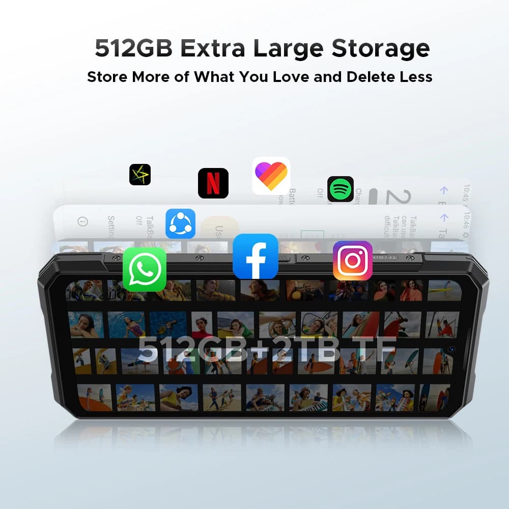 World Premiere DOOGEE S200 Plus 5G AI Rugged Phone Dimensity 7300 1.32" Rear Display 12+512GB 6.72'' 10100mAh Battery Smartphone - 6