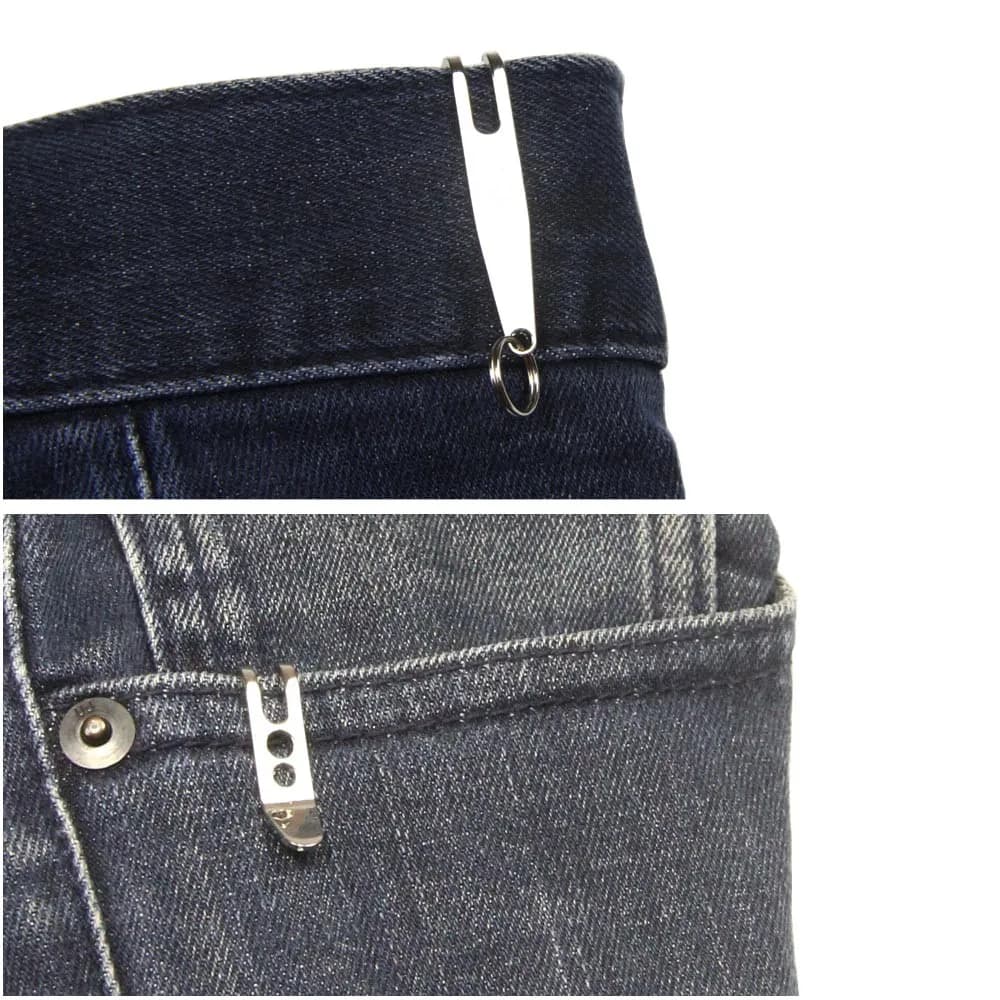 أداة متعددة الاستخدامات من الفولاذ المقاوم للصدأ، مشبك تعليق للحقيبة أو الحزام، كارابينر صغير - 5