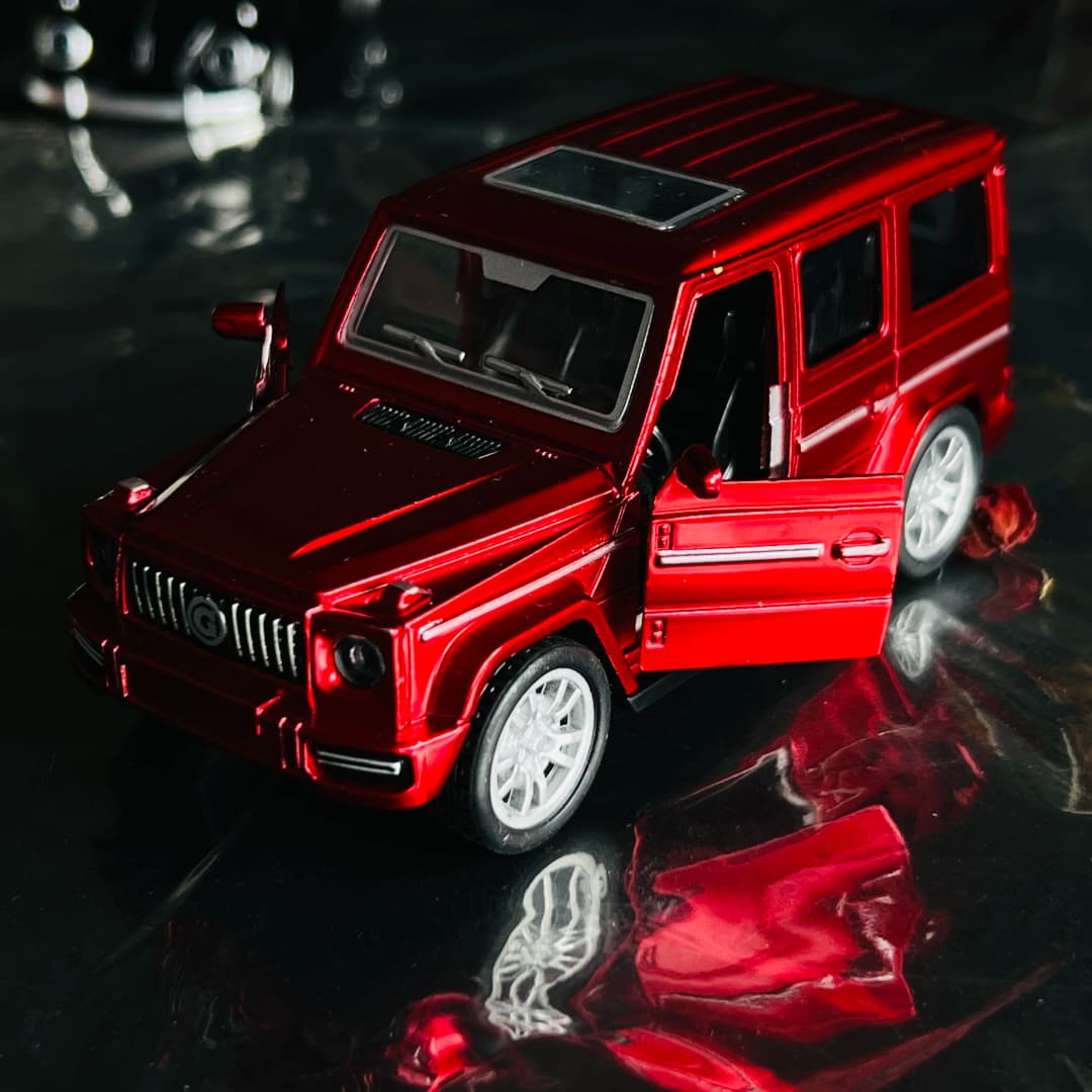 نموذج مركبة طرق وعرة معدنية قابلة للفتح، هدية للأطفال، مجموعة زخرفة