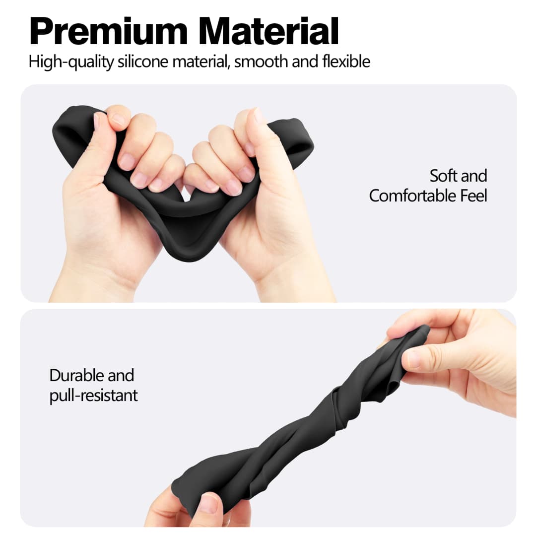 ل Meta Quest 2/Oculus Quest 3/Quest 3S حافظة بديلة للوجه وسادة سيليكون غطاء العين غطاء مضاد للعرق VR نظارات اكسسوارات - 6