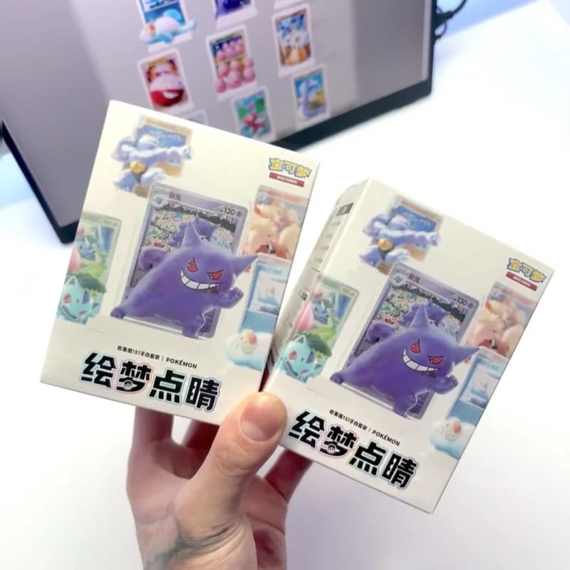 Original Chinese PokéMon Blind Box Toy Set - 151 Figures With Ptcg Cards Dream Finishing Touches Collectible Trendy Plaything
