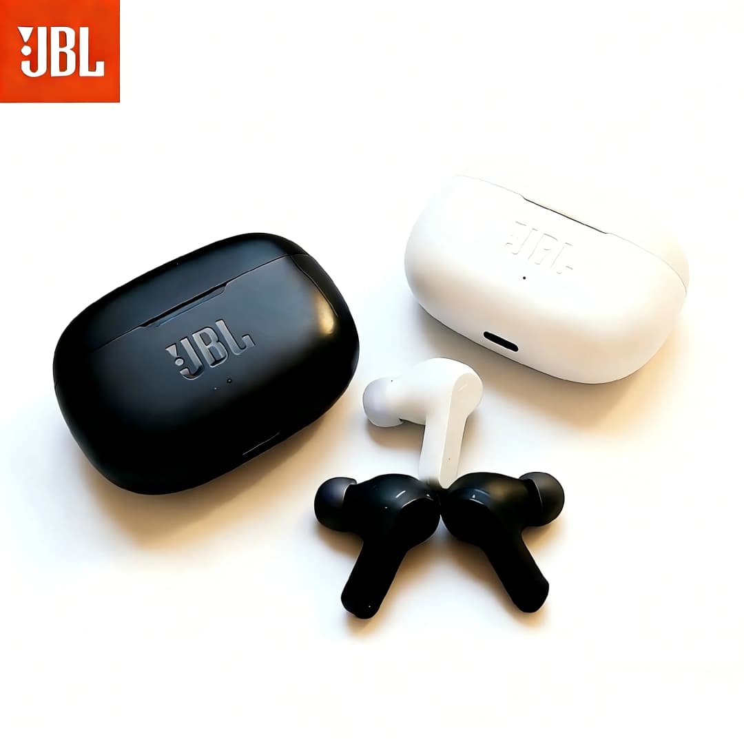سماعات بلوتوث لاسلكية JBL Wave 200 مع صوت ستيريو وسماعات رأس بتقنية MiC - 3