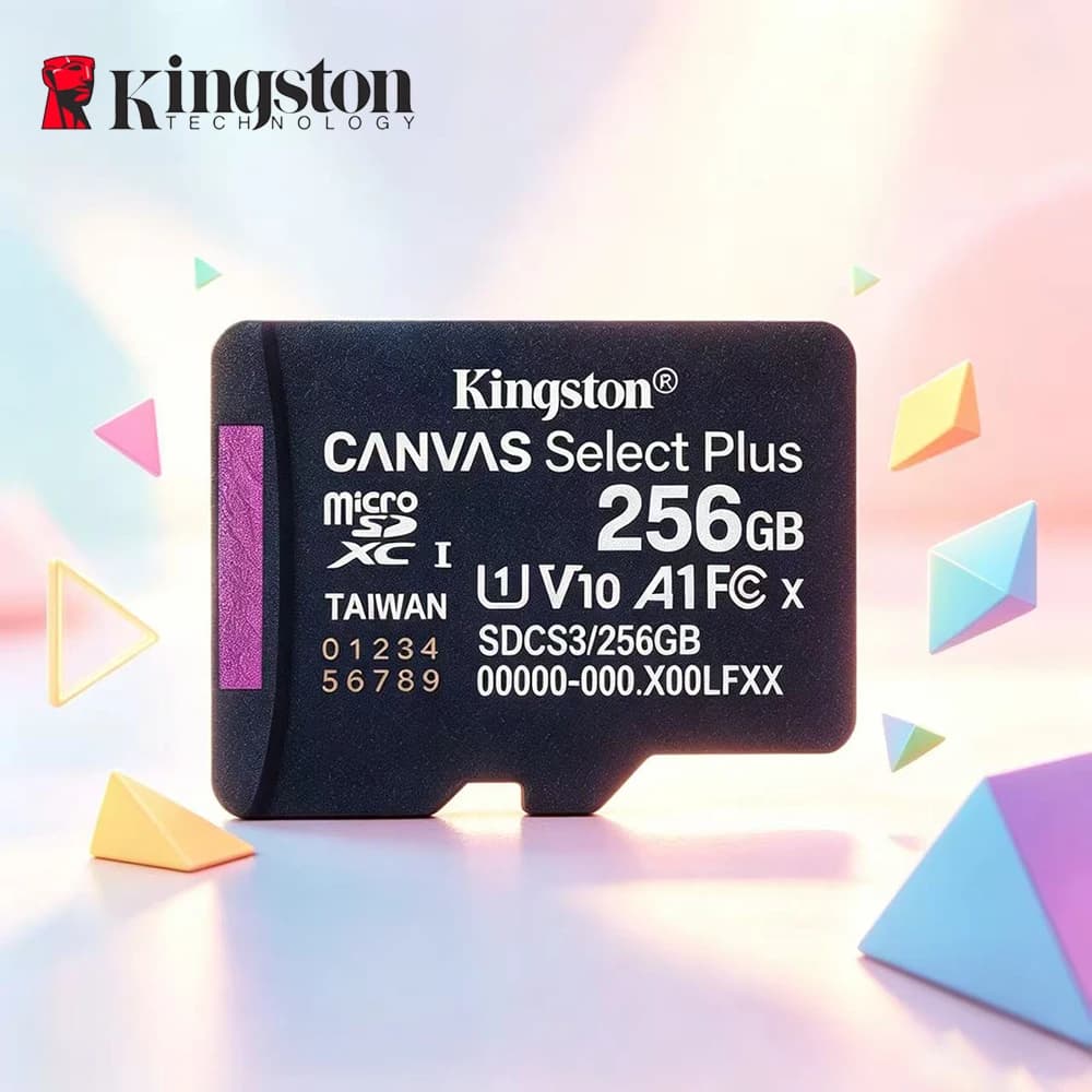 Kingston Micro SD Card U3 V30 A2 128Gb 256Gb 512Gb Canvas Select Plus SD Card 64Gb Adapter Flash 150Mb TF Card UAV Camera Phone