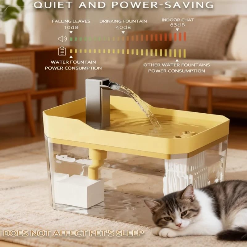 2026 new Cat Automatic Water Dispenser Drinking circulating filters flowing water intelligent pet automatic water dispenser - 3