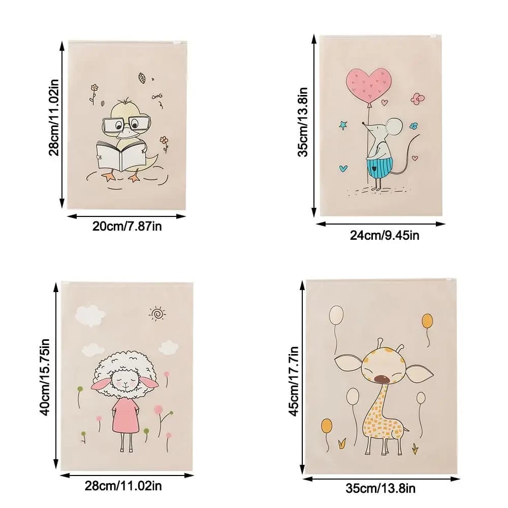 حقيبة تخزين سفر شفافة مع زيبر ، مقاومة للأتربة ، مقاومة للرطوبة ، حقيبة تعبئة ، منظم ملابس ، حقائب تخزين أحذية - 6