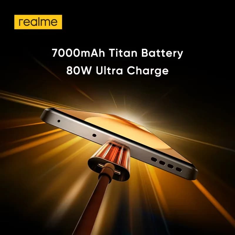 هاتف realme 15 Pro 5G شريحة Snapdragon 7 Gen 4 بطارية 7000mAh شحن 80W شاشة 6.8" 144Hz 4D Curve+ كاميرا ثلاثية 50MP - 4