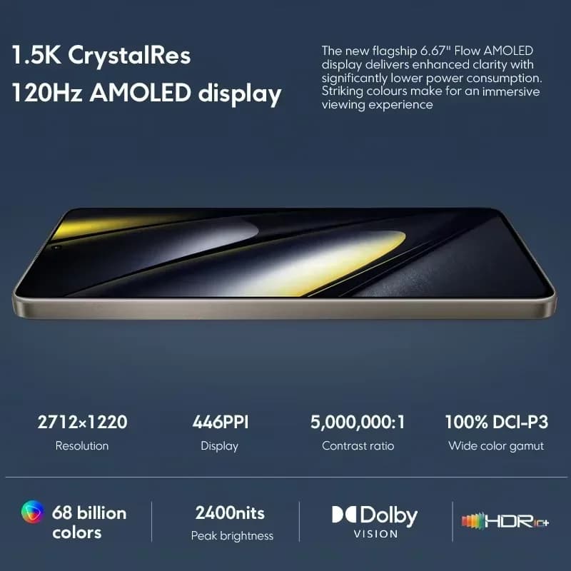 POCO F6 5G Global Version Cellphone 120Hz Flow AMOLED display50MP camera system with OIS Snapdragon 8s Gen 3 90W turbo charging - 4