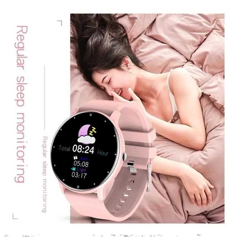 ساعة LIGE الذكية للنساء مقاومة للماء مع تنبؤات الطقس في الوقت الفعلي ساعات رياضية للرجال والسيدات متوافقة مع أندرويد وآي أو إس - 3