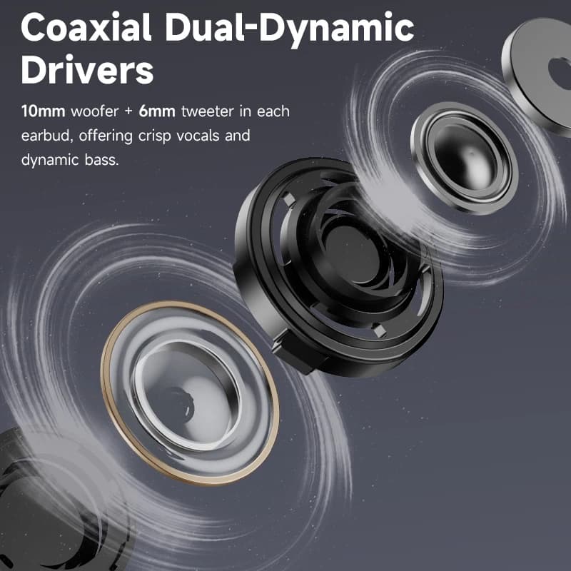 سماعات أذن لاسلكية Edifier W260NC مع إلغاء الضوضاء، بلوتوث 5.3، جودة صوت عالية الدقة LDAC، وقت تشغيل 32 ساعة، اتصال متعدد - 3