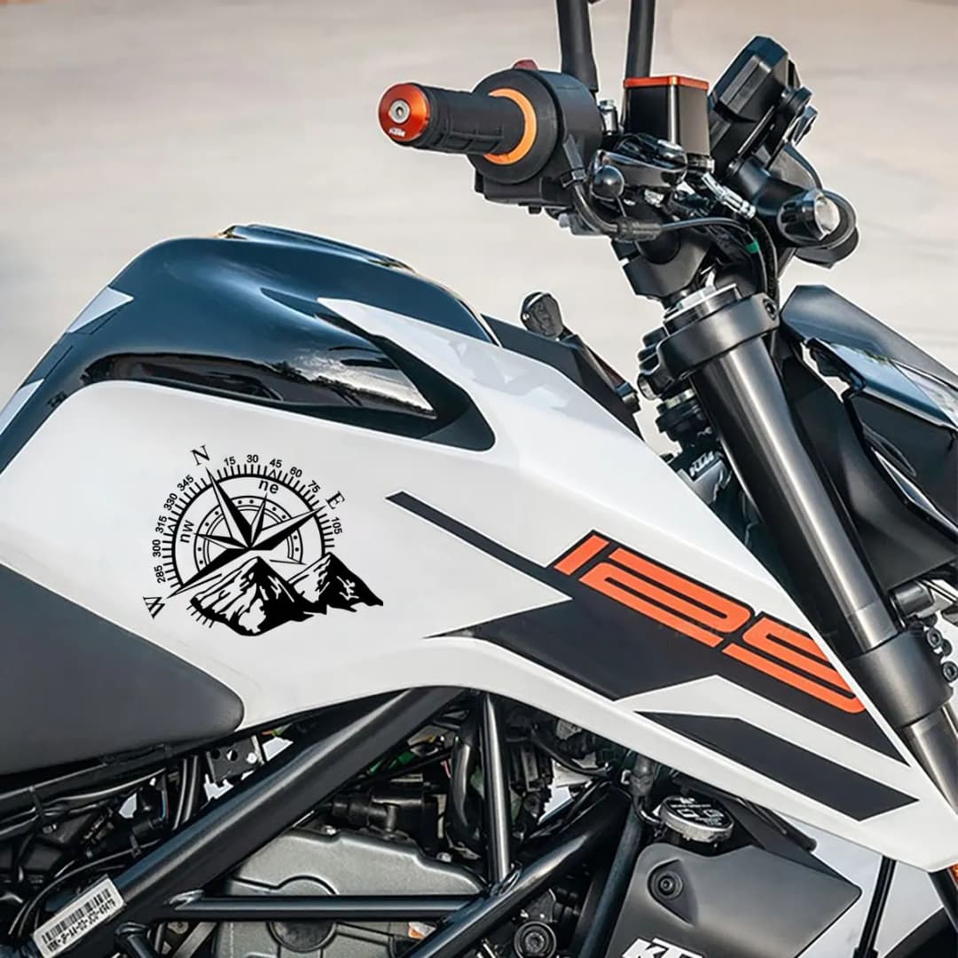 1pc Motorcycle Sticker Decal For Truck Moto Club Body Decor Stickers Auto Decal Camper Car Accessories - 2