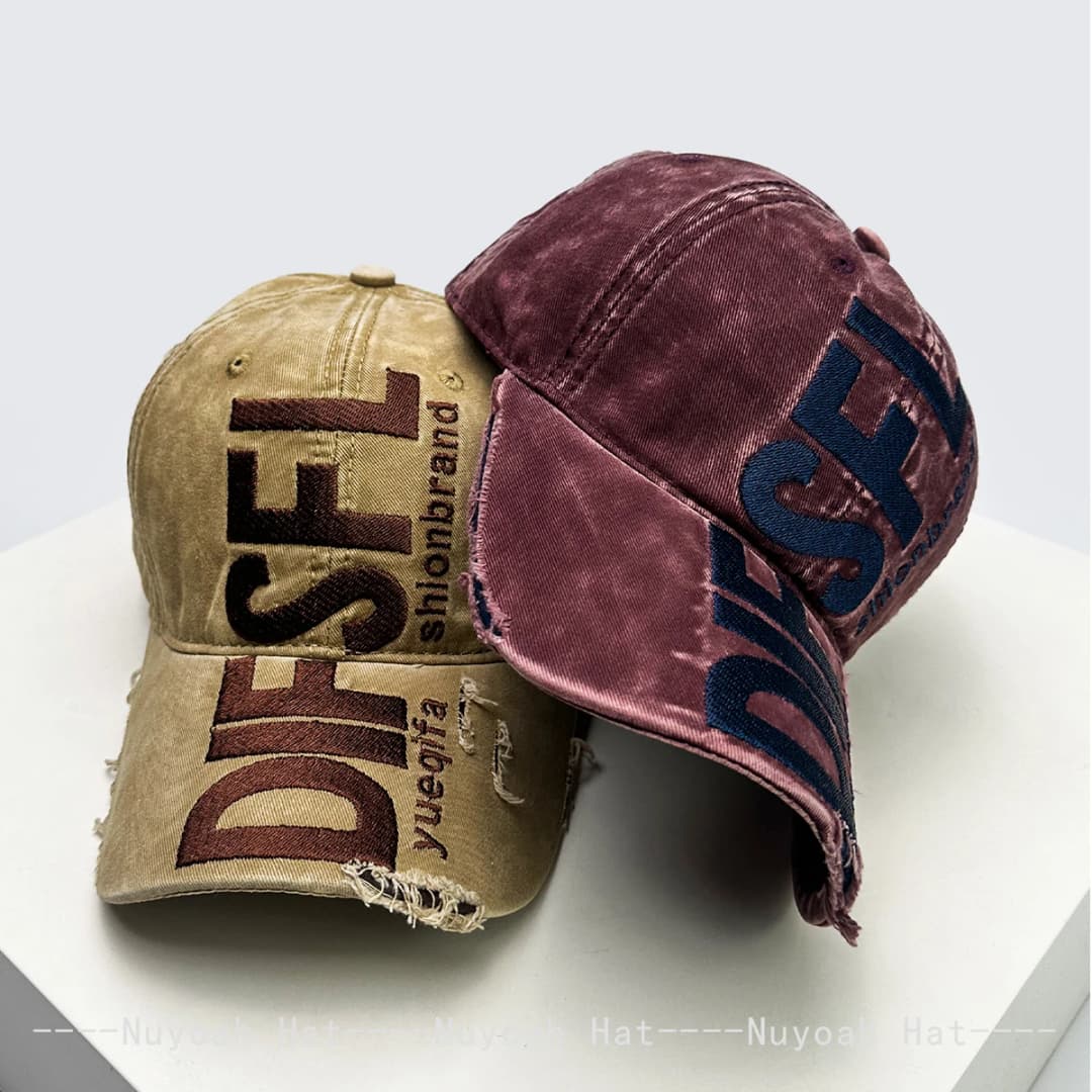 New Men Women Bandhnu Embroidered DIFSFL Letters Baseball Hats Sunshade Personal Versatile Peaked Caps Broken Style Fashion ins - 2