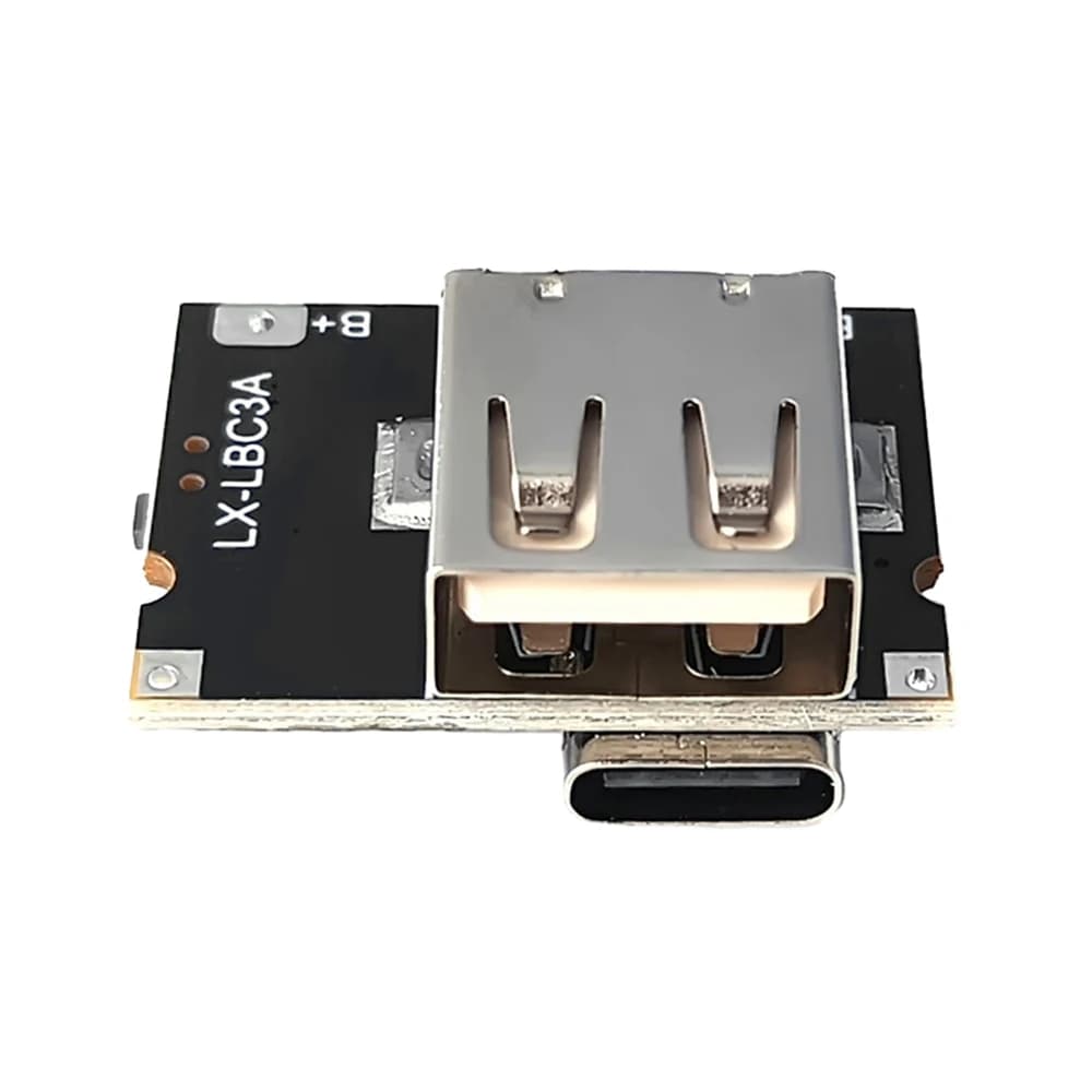 وحدة شحن وتفريغ متكاملة 5V3A لوحة طاقة 3.7V4.2V وحدة حماية الشحن إكسسوارات بنك طاقة محمول - 3