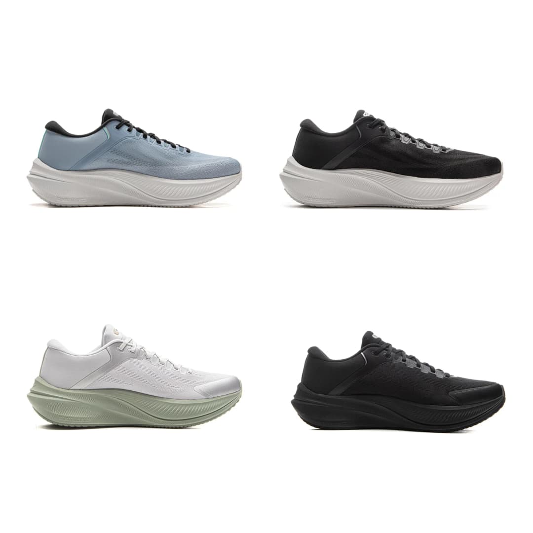 أحذية الجري لي نينغ يويينغ 5 للرجال مع وسادة محسنة وصندوق أصابع واسع وتيمبو باونس عاكس سنيكرز ARHV015 - 2