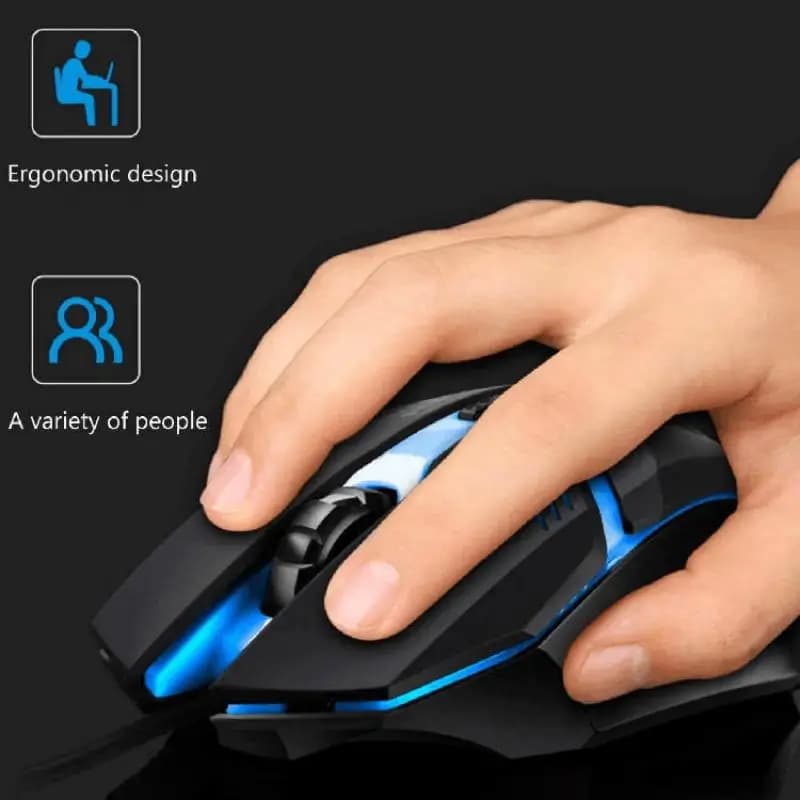 2025 Latest High Quality Ergonomic Design Gaming Mouse Desktop Computer Laptop USB Backlit Mouse Manufacturers Hot Sale - 4