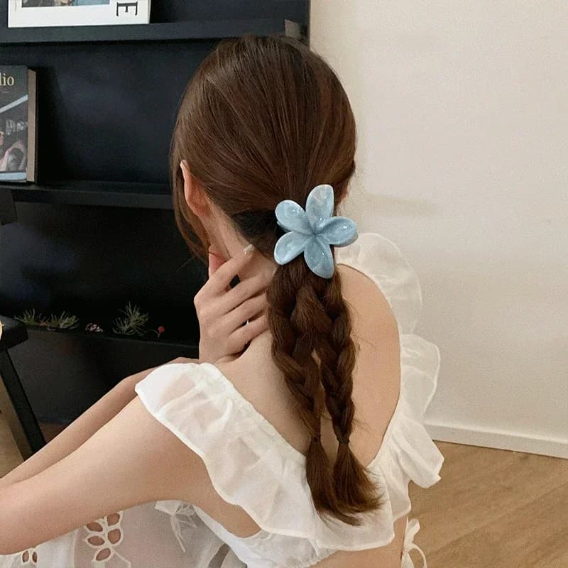Flower Hair Claws Summer Beach Women Travel Hair Clips Bohemian Hairpins Girl Female Fashion Hair Accessories Barrettes Headwear - 5