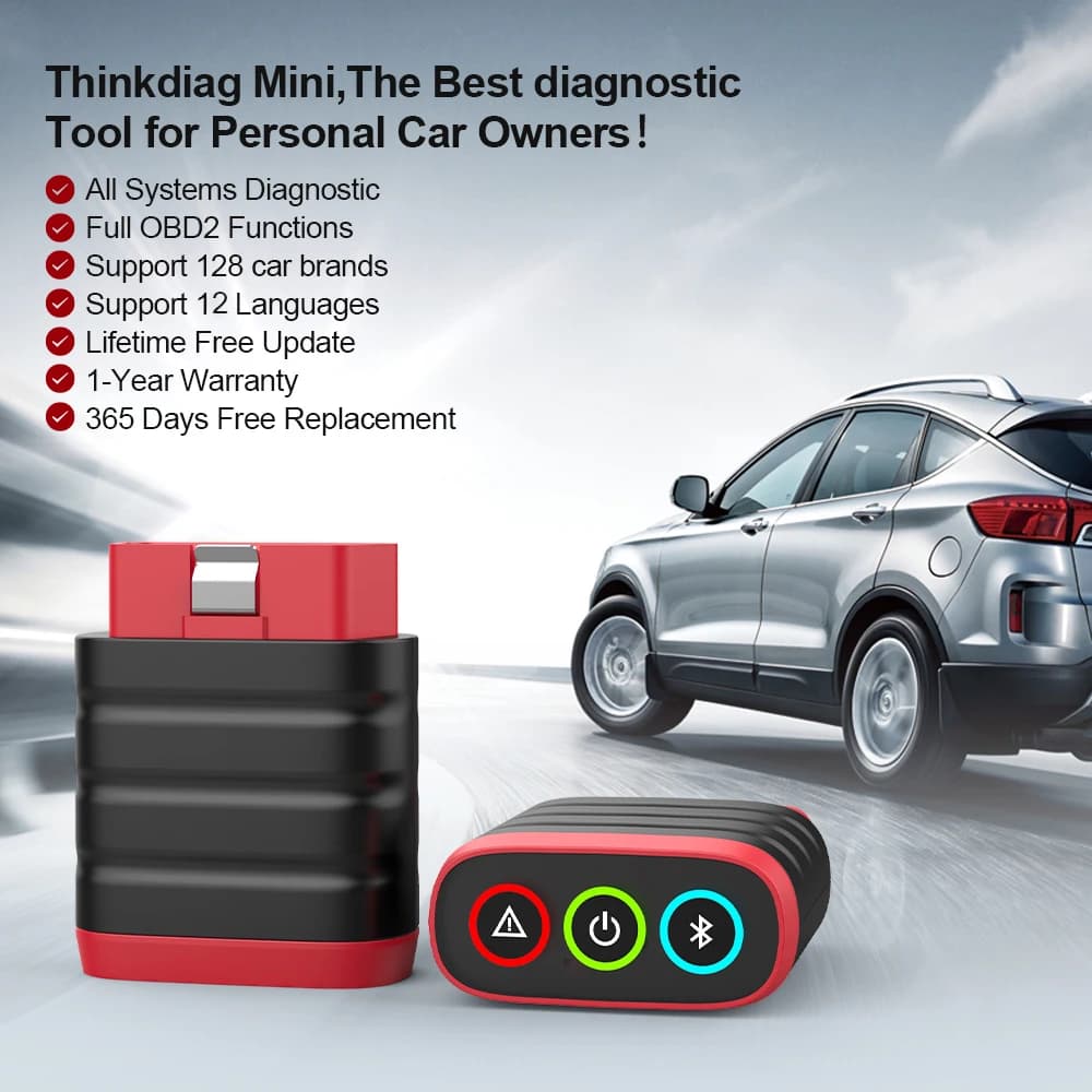 THINKCAR THINKDIAG MINI Obd2 Scanner For Auto Full Obd 2 Function System Diagnostic Tool Car Diagnose Code Reader PK ELM327 - 4