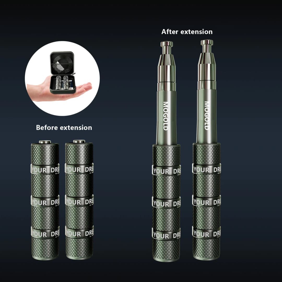 حبل قفز تلسكوبي عالي الجودة لتمارين كروسفيت والملاكمة - مناسب للبالغين والأطفال - 4