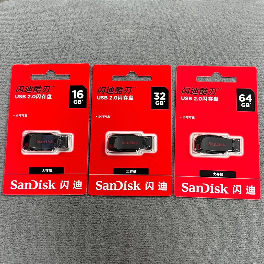 Original SanDisk Cruzer Blade USB Flash Drive 16GB 32GB Memory Stick 64GB 128GB Portable USB Storage Disk For Computer - 3