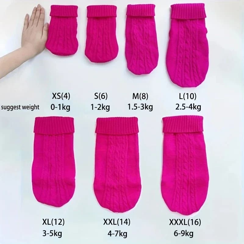 ملابس شتوية للكلاب ملابس محبوكة للحيوانات الأليفة للكلاب الصغيرة والمتوسطة تشيهواهوا جرو سترة للحيوانات الأليفة يوركشاير سترة كلب نقي Ropa Perro - 2