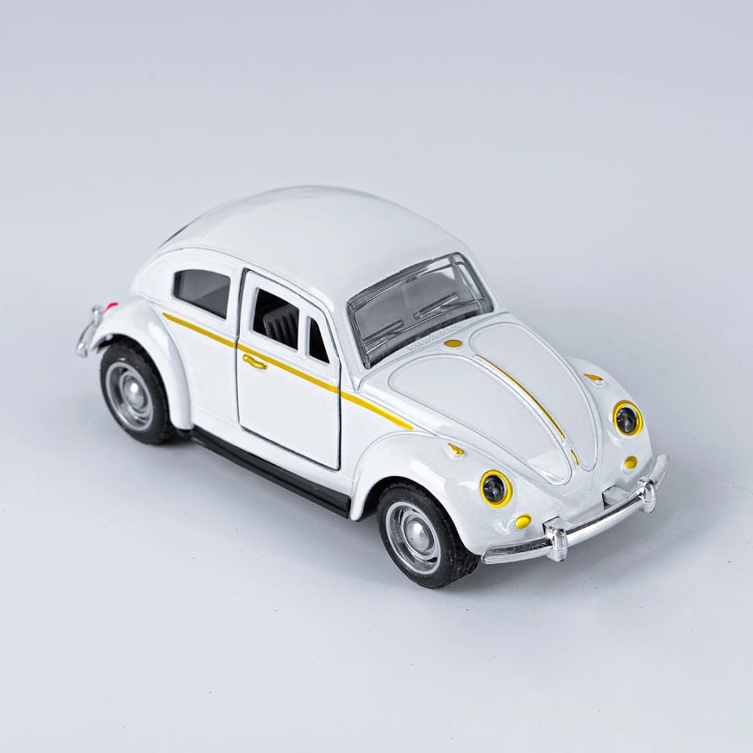 Classic 1: 36 Turn Alloy Double Door Retro Beetle Cars Model Boys' And Children's Birthday Toys Gifts Mini Vehicle Ornaments - 2