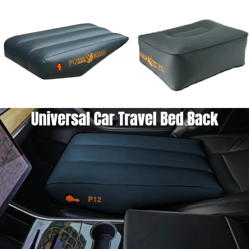 Car Travel Inflatable Mattress Portable Inflatable Back Seat Gap Mat Car Self-Driving Camping Inflatable Mattress Accessories