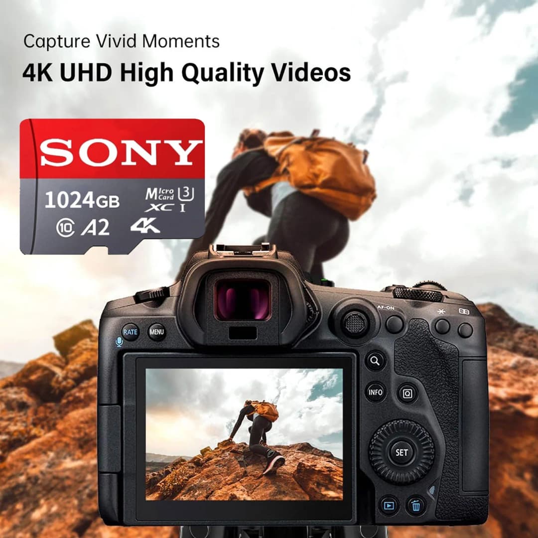 بطاقة ذاكرة SONY مايكرو SD فائقة 128 جيجابايت 256 جيجابايت 512 جيجابايت 1 تيرابايت TF SD لهواتف Xiaomi وكاميرا الكمبيوتر - 3