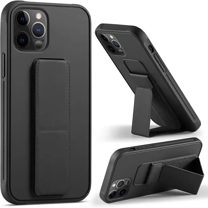 Magnetic Kickstand Hand Strap Case for IPhone 16 15 14 13 12 11 Pro Max Plus 16Pro 15Pro IPhone16 ProMax Stand Cover Accessories