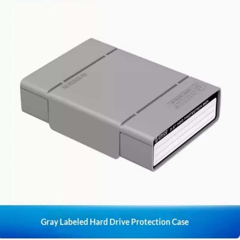 Orico PHP-35 Colorful 3.5-inch Hard Drive Storage Box Cover Anti Shock PP Box Sata Desktop Hard Drive Protection Box - 6