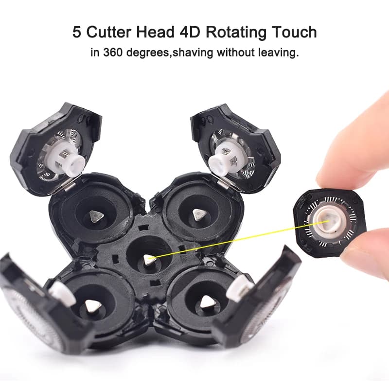 Quality Blade 3/4/5/6/7/8/9D Cutter Floating Head Waterproof Stainless Steel Electric Razor For Men Shaver Replacement Blade - 4