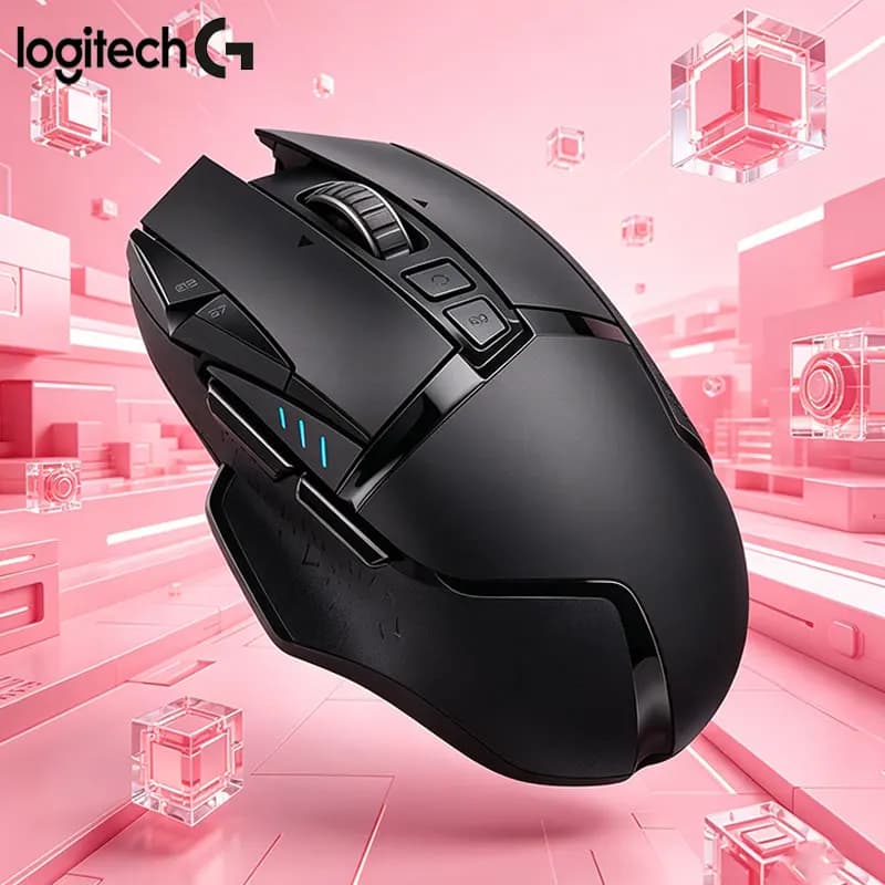 فأرة الألعاب Logitech G502/G502HERO/PRO X SUPERLIGHT/PRO X SUPERLIGHT 2SE بإضاءة RGB، تصميم مريح وخفيف الوزن